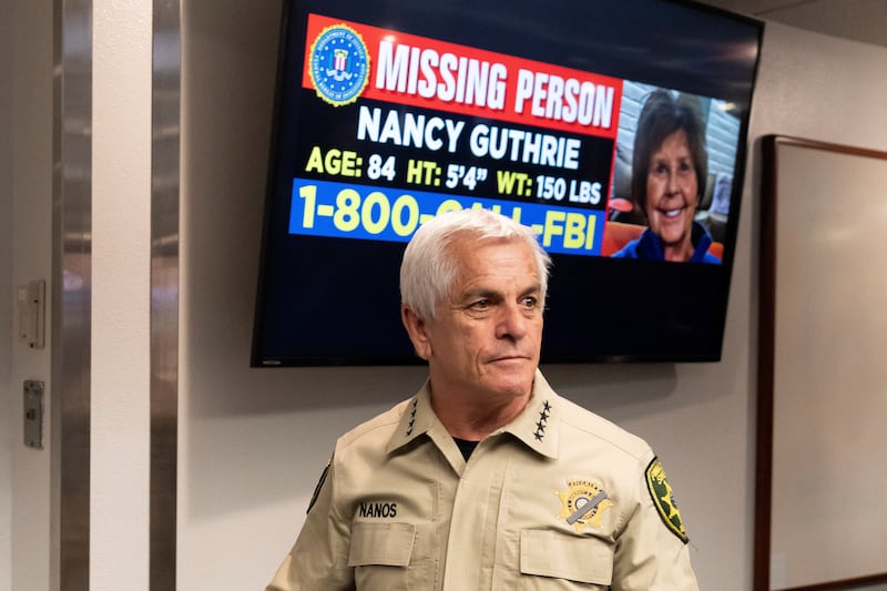 Pima County Sheriff Chris Nanos said multiple labs are working on another mixed DNA sample from Guthrie's home.