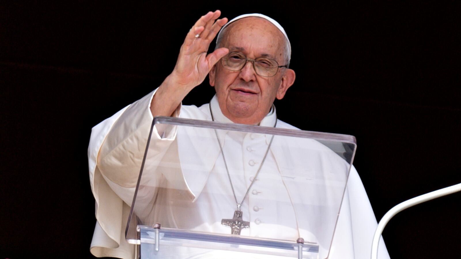 Pope Francis addressed the Israel-Hamas conflict on Sunday in his weekly address.