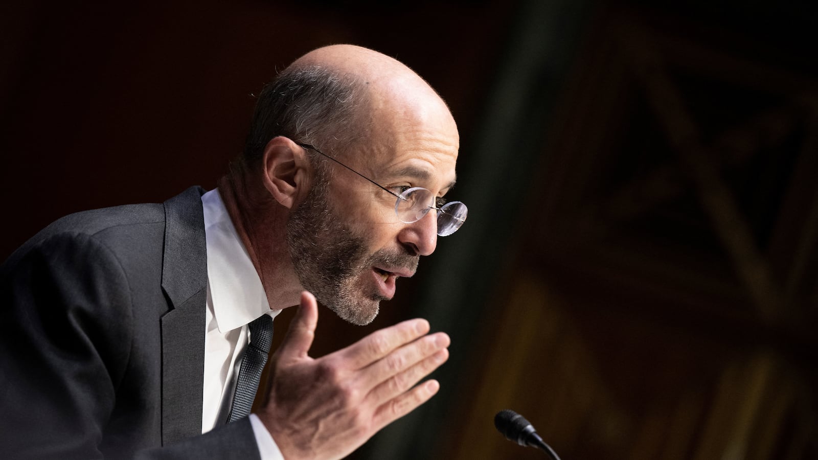 Robert Malley, Biden administration special envoy for Iran, testifies about the JCPOA (Joint Comprehensive Plan of Action) during a hearing of the Senate Foreign Relations on Capitol Hill May 25, 2022, in Washington, D.C.