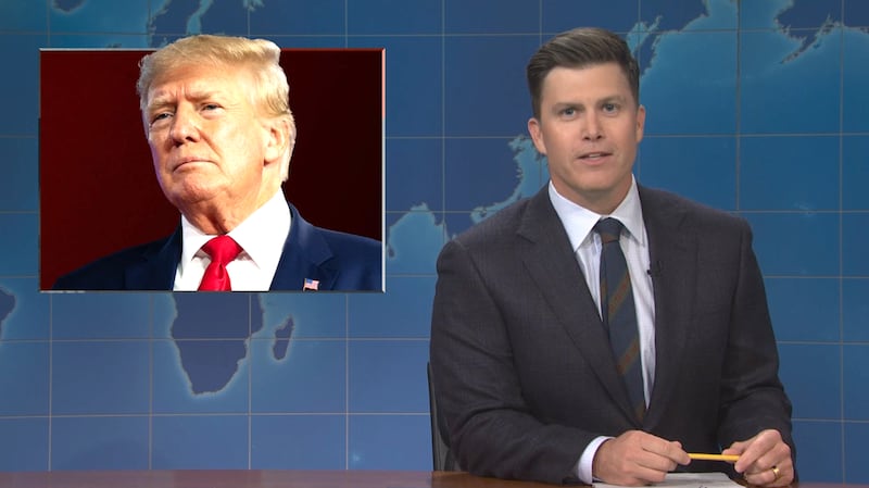 Saturday Night Live, Colin Jost talking about Trump