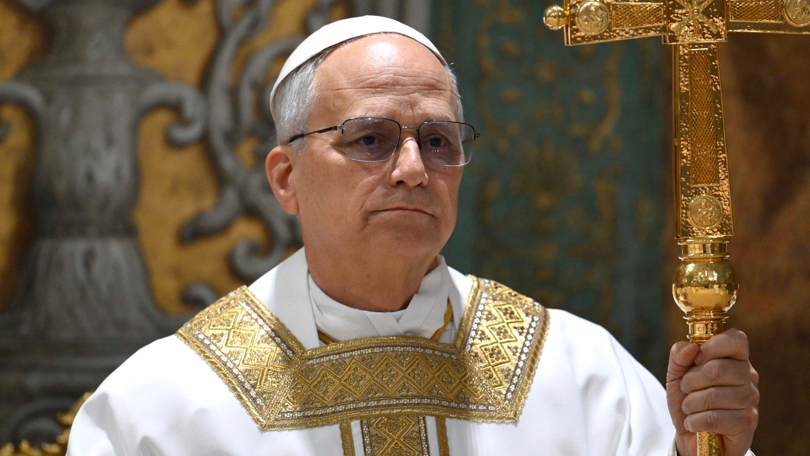 Pope Leo XIV presides over his first mass as pope on May 9 at the Sistine Chapel.