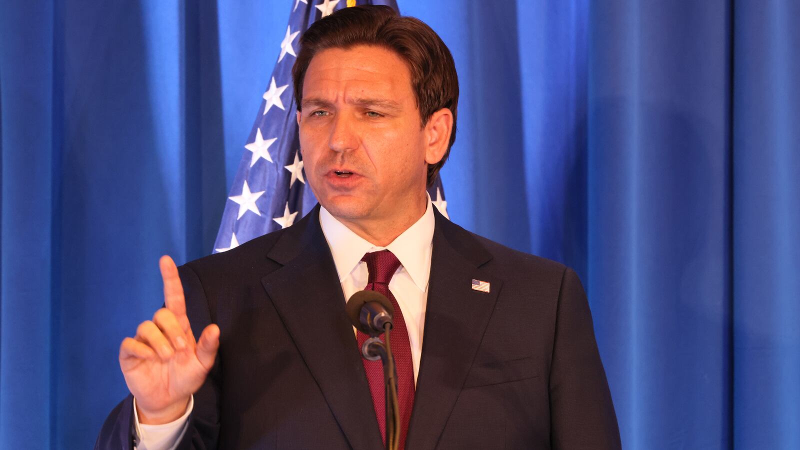 Republican presidential candidate Florida Gov. Ron DeSantis.