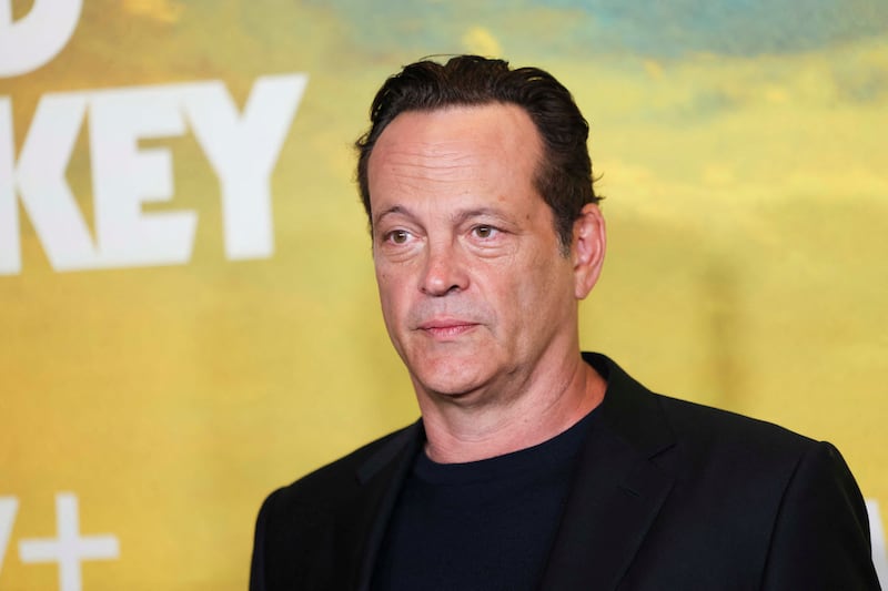 Cast member Vince Vaughn attends a premiere of the television series "Bad Monkey"  2024