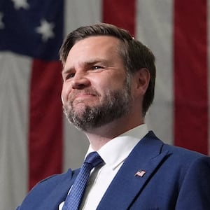 U.S. Vice President JD Vance arrives to discuss anti-fraud initiatives during a visit to Wisconsin Air National Guard's 128th Air Refueling Wing at Milwaukee Mitchell Airport in Milwaukee, Wisconsin, U.S. July 8, 2026.