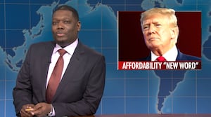 Saturday Night Live, Michael Che talking about Trump.