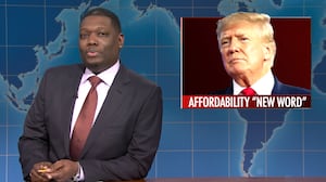 Saturday Night Live, Michael Che talking about Trump.