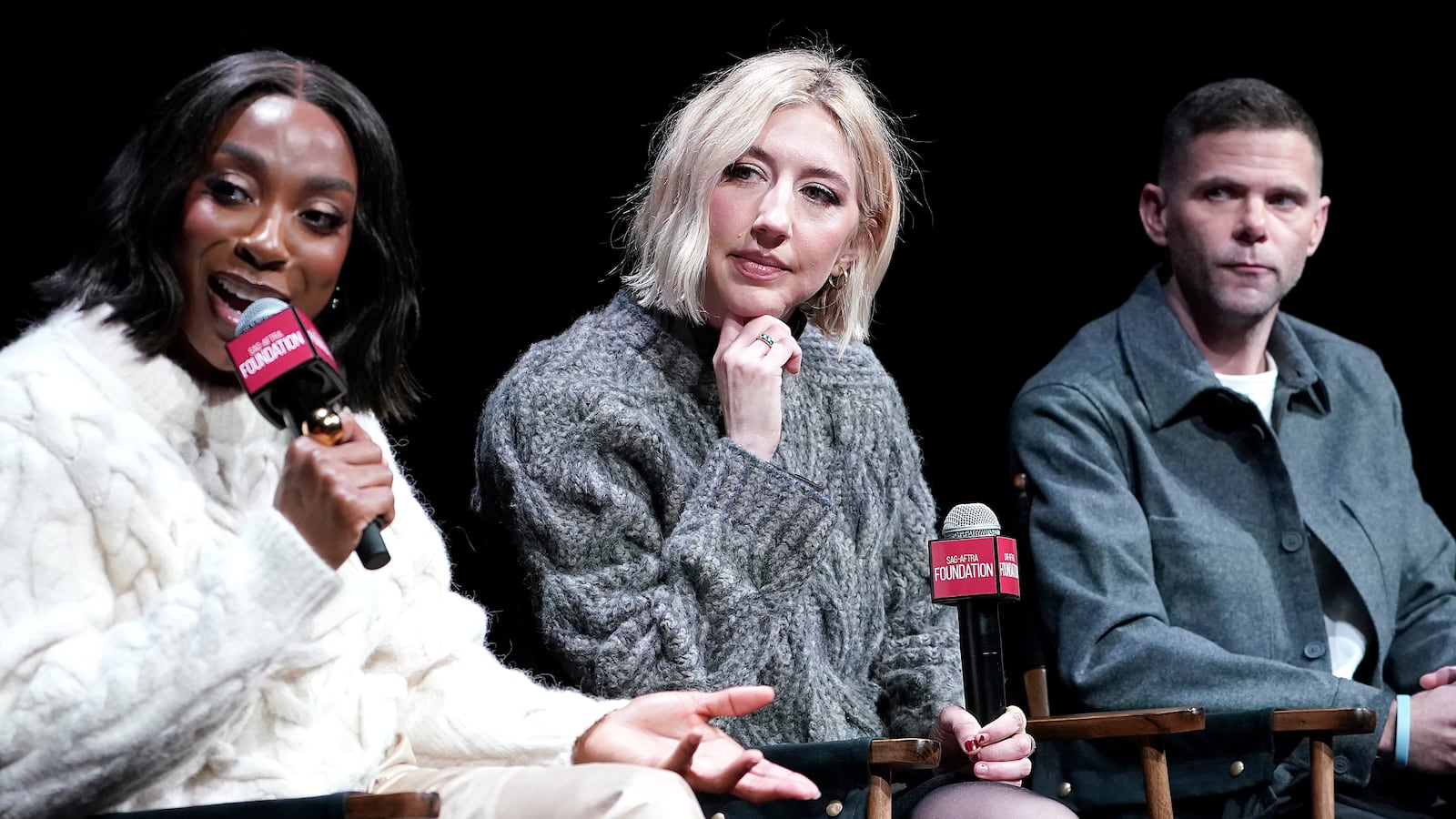 Ego Nwodim, Heidi Gardner and Mikey Day