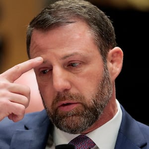 U.S. Senator Markwayne Mullin, President Donald Trump's nominee to be Homeland Security secretary, testifies before a Senate Homeland Security and Governmental Affairs Committee confirmation hearing on Capitol Hill in Washington, D.C., U.S., March 18, 2026. REUTERS/Evan Vucci