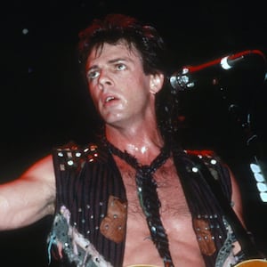Rick Springfield in concert circa 1983 in New York City.