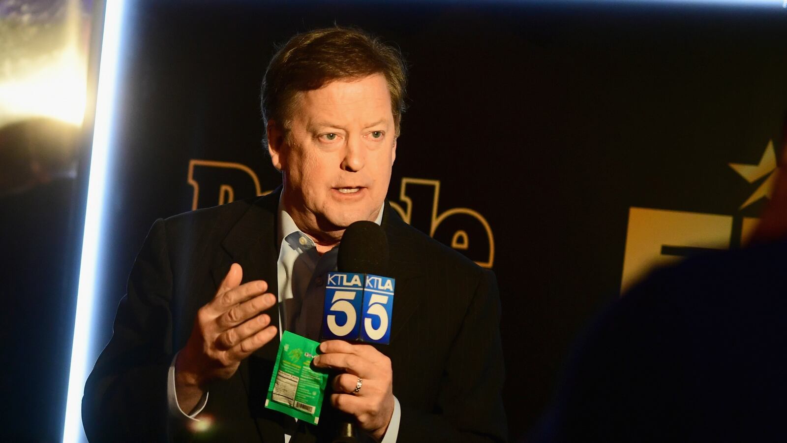 KTLA entertainment reporter Sam Rubin