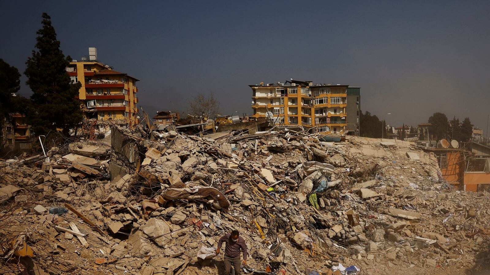 The aftermath of a deadly earthquake in Antakya, Turkey