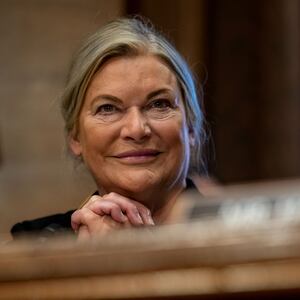 U.S. Senator Cynthia Lummis (R-WY) attends a Senate Committee