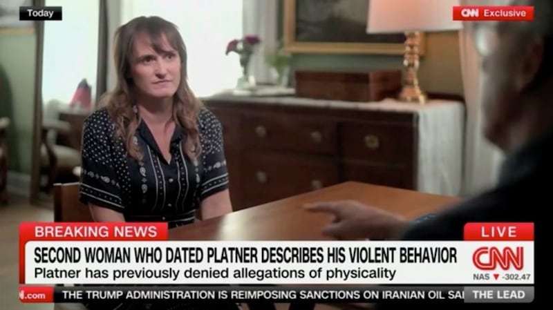 Fifield, in her first on-camera interview about her relationship with Platner, described her alleged assault.