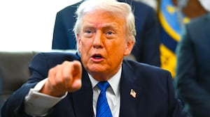 US President Donald Trump speaks before signing executive orders in the Oval Office in the White House in Washington, DC, on January 30, 2026.