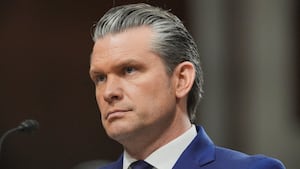 U.S. Defense Secretary Pete Hegseth listens during a Senate Armed Services Committee hearing on U.S. President Donald Trump's FY2027 budget request for the Department of Defense on Capitol Hill in Washington, D.C., U.S., April 30, 2026. REUTERS/Ken Cedeno