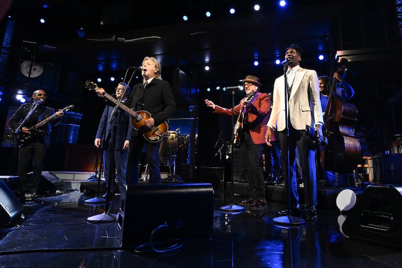 Stephen Colbert, Paul McCartney, Elvis Costello, and Jon Batiste performed for the final episode.