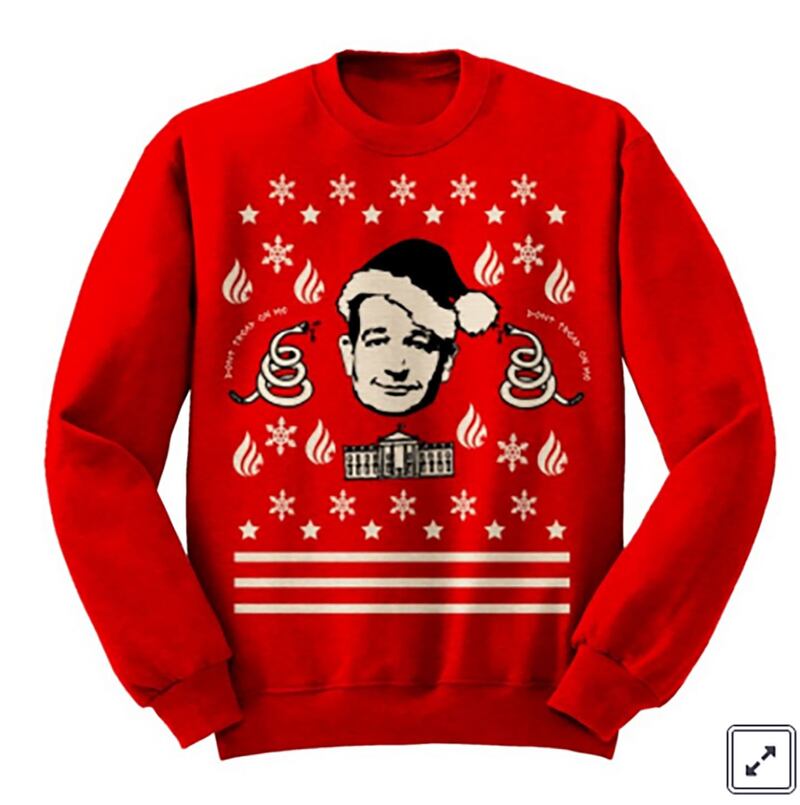 galleries/2015/05/26/bizarre-2016-campaign-swag-photos/151129-ted-cruz-xmas-sweater_jsgwy4