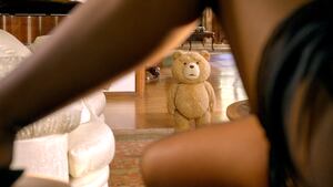 TED -- "Mrs. Robichek" Episode 202 -- Pictured: Seth MacFarlane as voice of Ted -- (Photo by: Peacock)