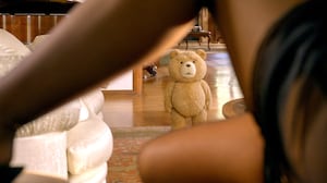 TED -- "Mrs. Robichek" Episode 202 -- Pictured: Seth MacFarlane as voice of Ted -- (Photo by: Peacock)