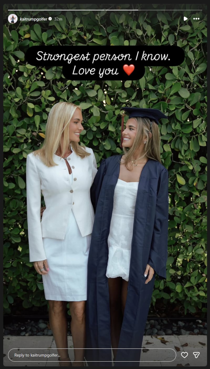 Kai Trump posted about her mom, Vanessa, after she revealed her breast cancer diagnosis.