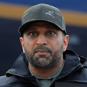 FBI Director Kash Patel announces the apprehension of Ryan Wedding, a former Canadian Olympic snowboarder who was on the FBI's Ten Most Wanted Fugitive list, during a press conference in Ontario, California, U.S., January 23, 2026.