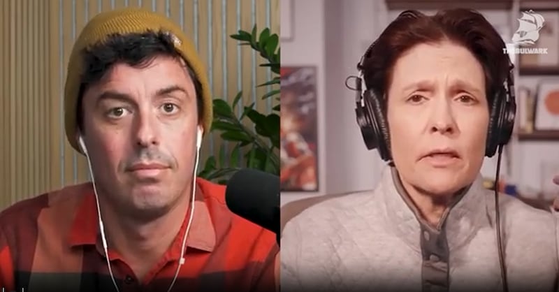 Tim Miller and Kara Swisher on The Bulwark podcast.