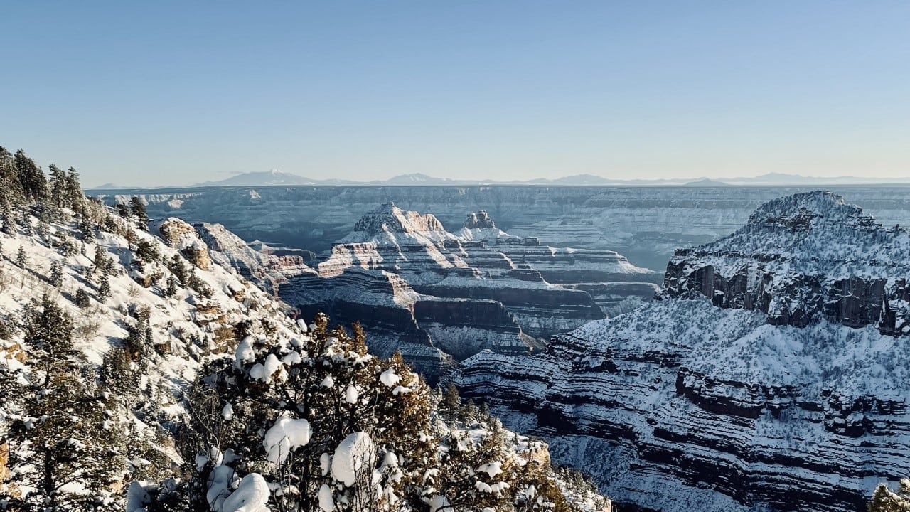 North Rim backcountry patrol, late January 2023