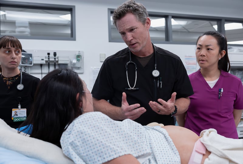 Sofia Hasmik, Shawn Hatosy, and Jona Xiao.