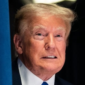 Washington, DC - September 15 :  Former President Donald Trump walks out to speak at the Concerned Women for America Summit held at the Capitol Hilton on Friday, Sept 15, 2023, in Washington, DC. (Photo by Jabin Botsford/The Washington Post via Getty Images)