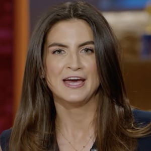 Kaitlan Collins on the Daily Show with Jon Stewart.
