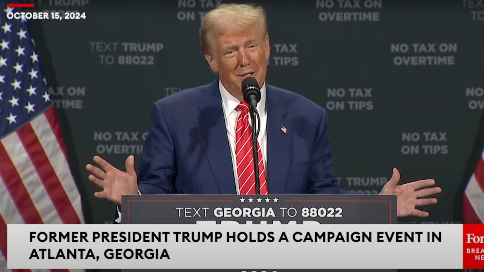 Donald Trump says Black and Hispanic voters who vote for Kamala Harris should have their head examined.