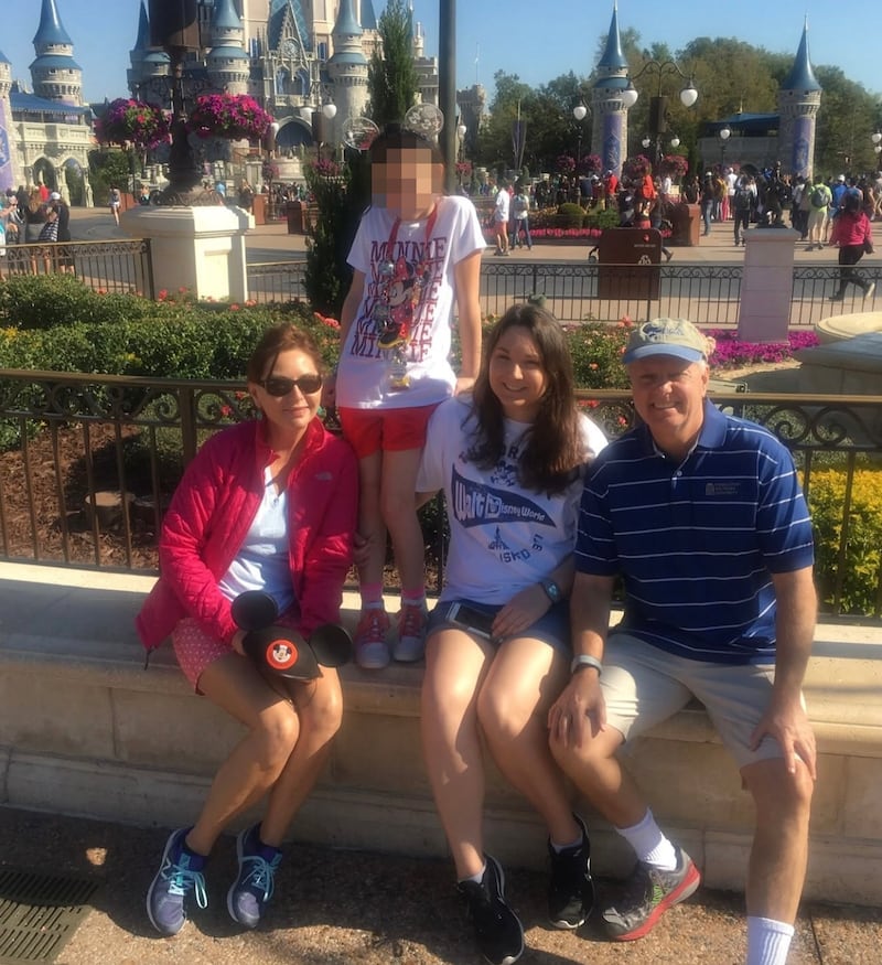 Lindsey Graham joins sister Darline and her two daughters at the Happiest Place on Earth.