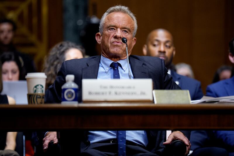 Health and Human Services Secretary Robert Kennedy Jr. appears before the Senate Finance Committee at the Dirksen Senate Office Building on September 04, 2025 in Washington, DC.