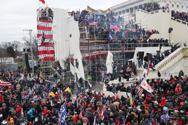 Trump granted pardons to about 1,500 Jan. 6 rioters on his first day back in office.
