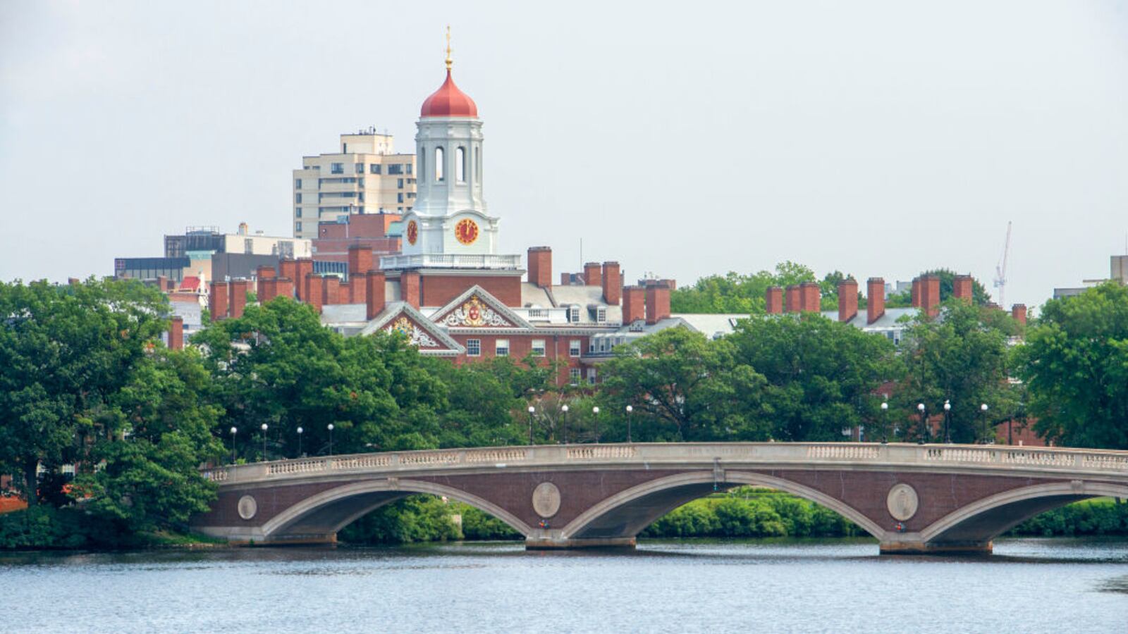 The Harvard University campus in Cambridge, Massachusetts.