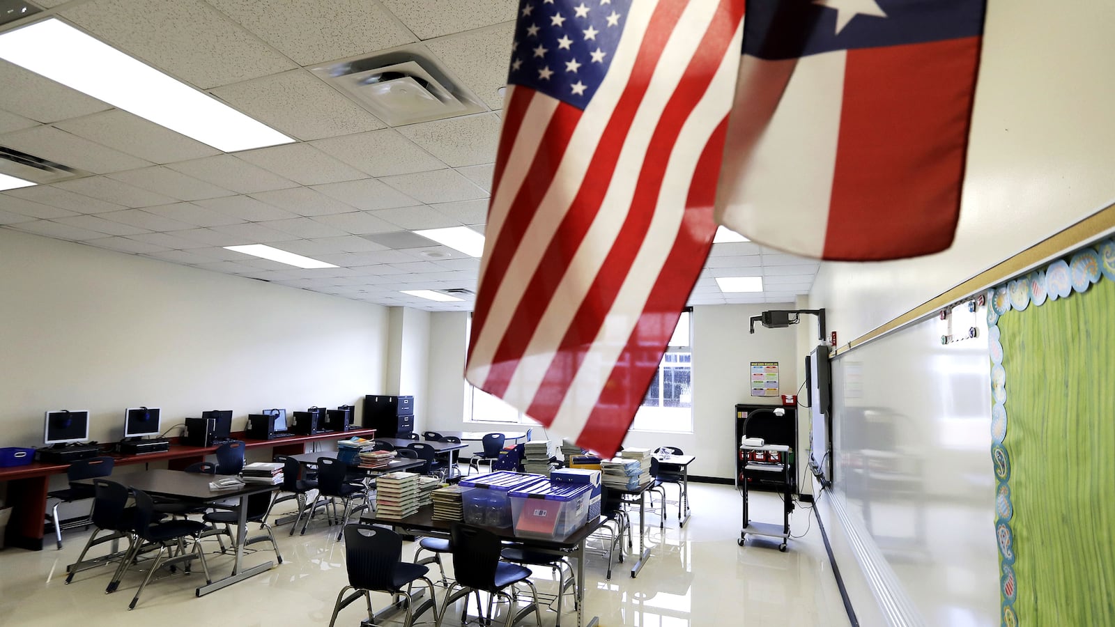 A.G. Hilliard Elementary School in the aftermath of Hurricane Harvey.