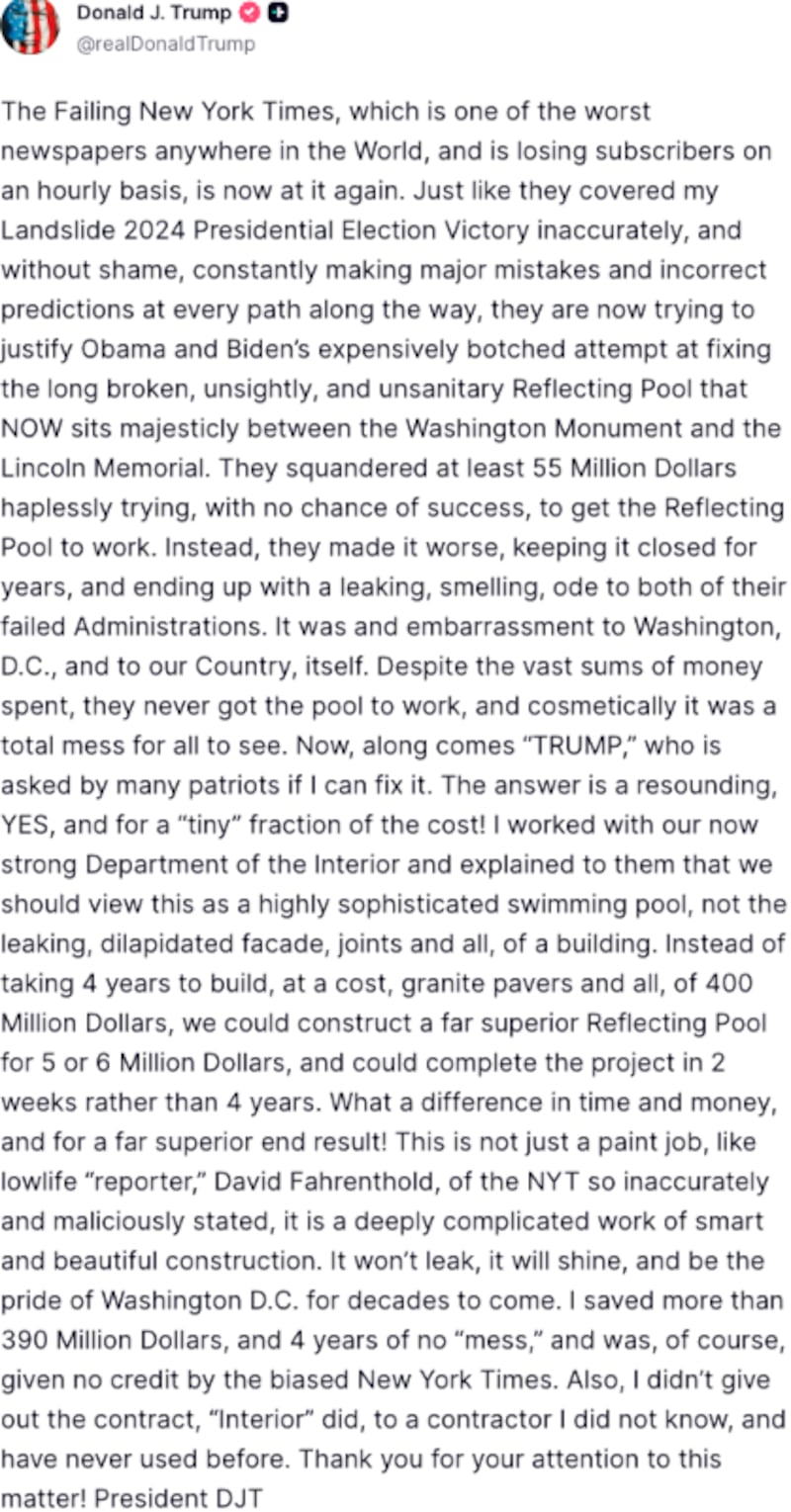 Trump’s full diatribe.