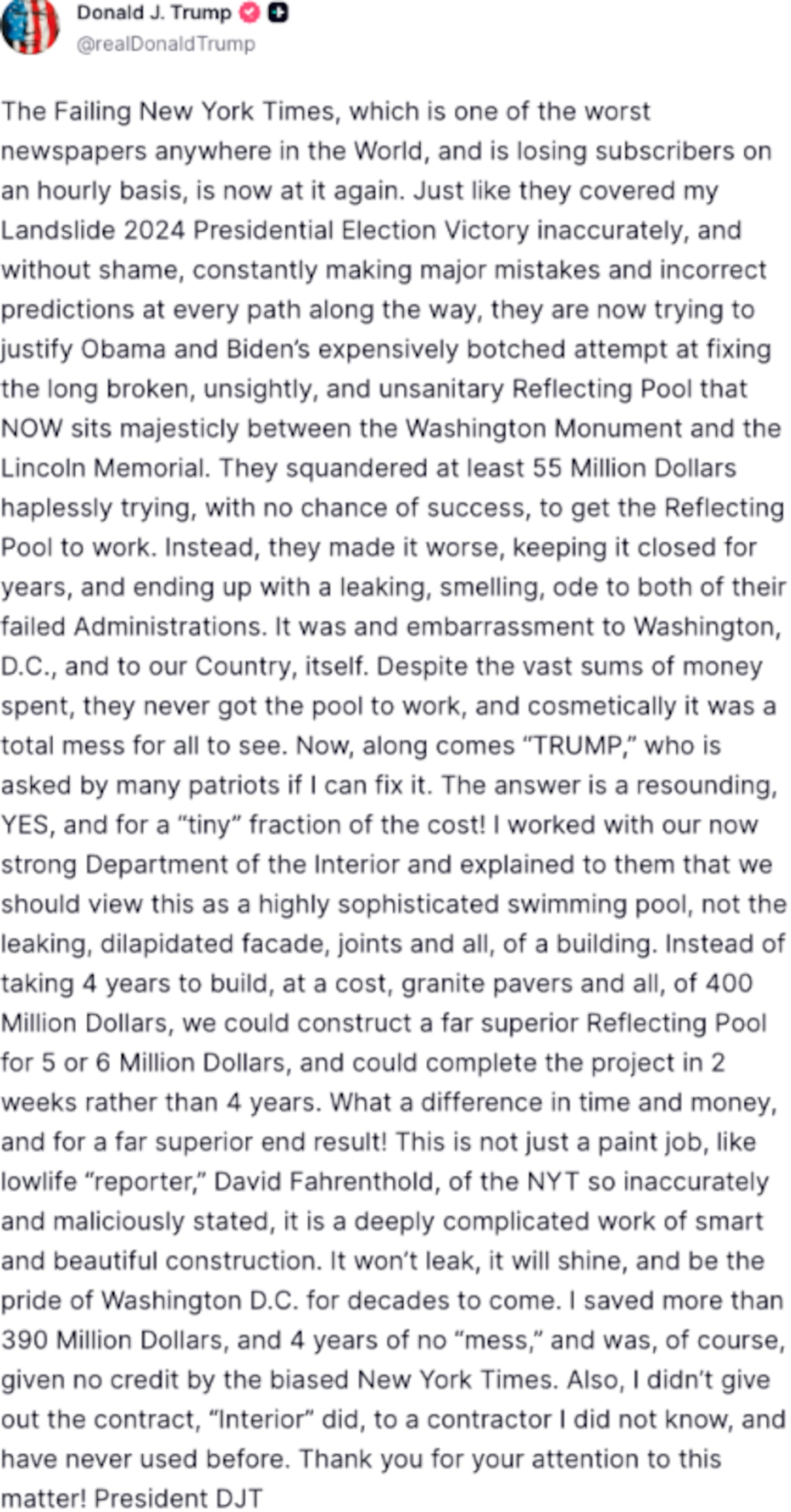 Fuming Trump Melts Down in 400-Word Rant Over Embarrassing Revelation