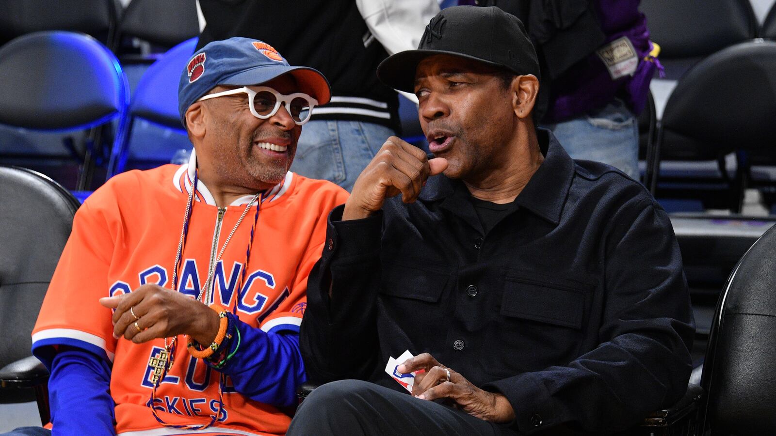 Spike Lee and Denzel Washington