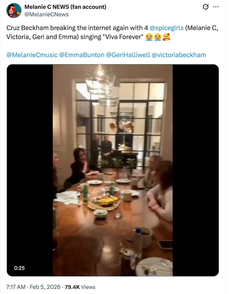 A screenshot of a video on X