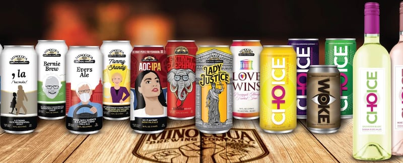 Progressive beers on the Minocqua Brewing Company Website