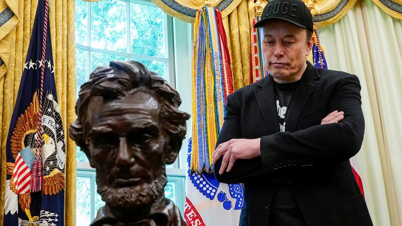 Elon Musk in the Oval Office