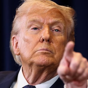 U.S. President Donald Trump takes a question as he speaks during a press conference at Trump National Doral Miami in Miami, Florida, U.S., March 9, 2026. REUTERS/Kevin Lamarque
