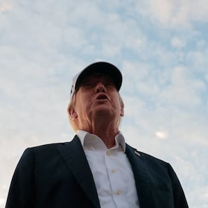 U.S. President Donald Trump speaks to the press, at Shannon Airport in Ireland, September 13, 2026.