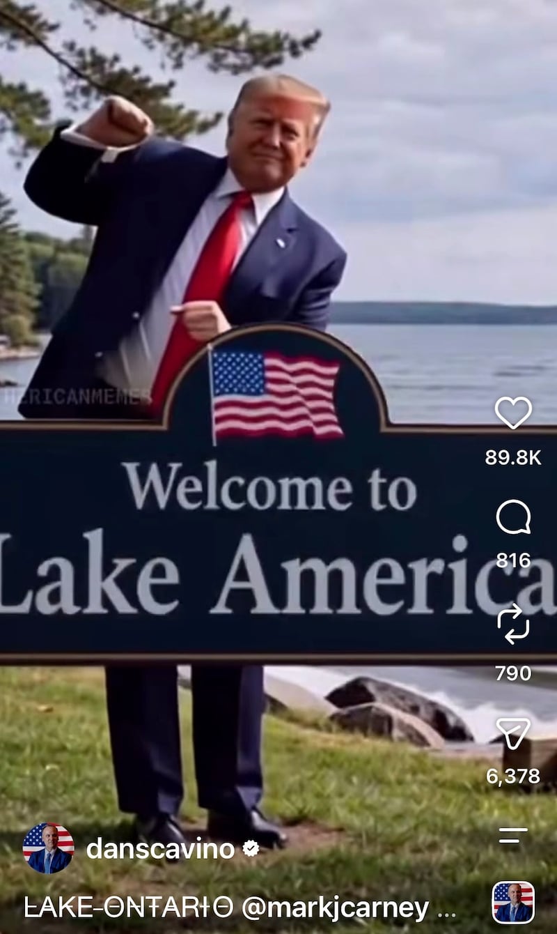 The White House posted AI slop taunting Mark Carney.