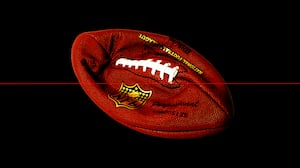 American football photo illustration