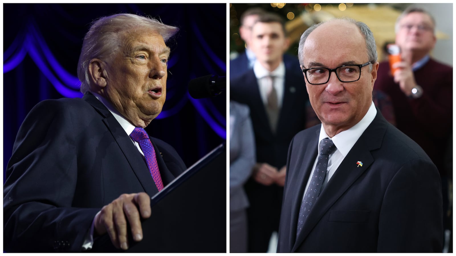 Trump and Wlodzimierz Czarzasty