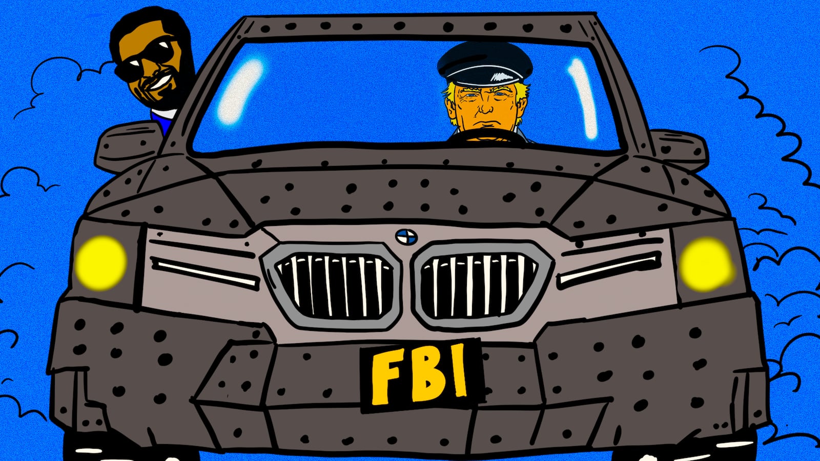 Donald Trump, Kash Patel photo illustration