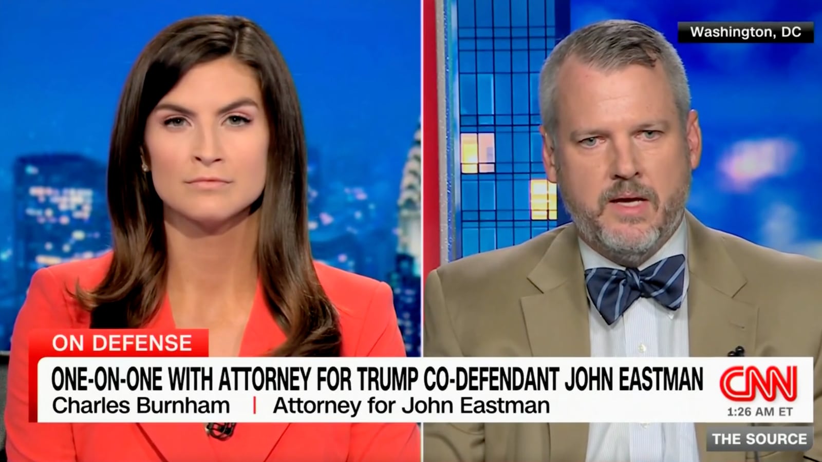 John Eastman lawyer Charles Burnham discusses his client’s “risky” media appearances on CNN.