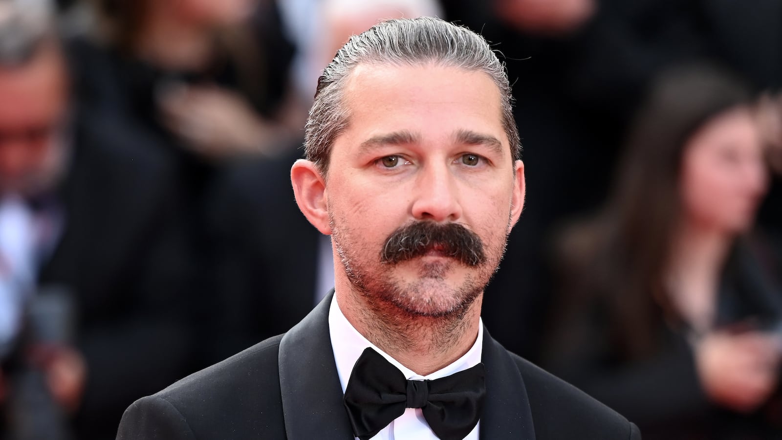 Shia LaBeouf walks the red carpet at the premiere of the film "The Phoenician Scheme" at the 78th Cannes International Film Festival in 2025.